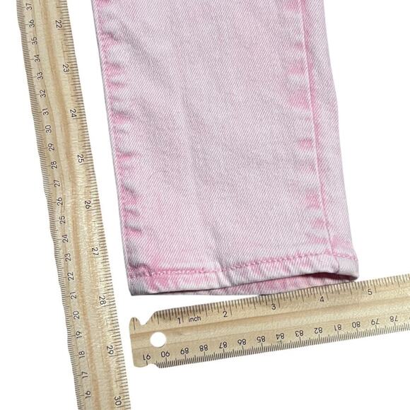 Levi's 26 Y2K Pink Skinny Jeans High Rise Pastel Minimalist - Picture 4 of 4